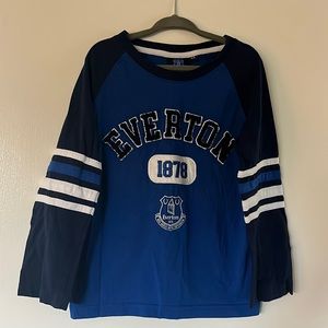 Kids Everton long sleeve 4-5T